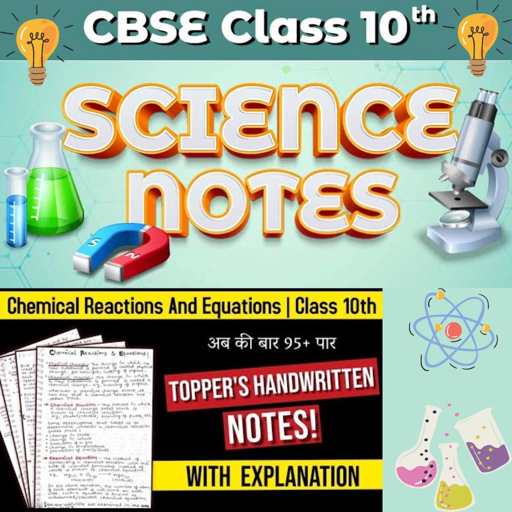 Class 10 Science Chapter 1 Notes Chemical Reactions and Equations